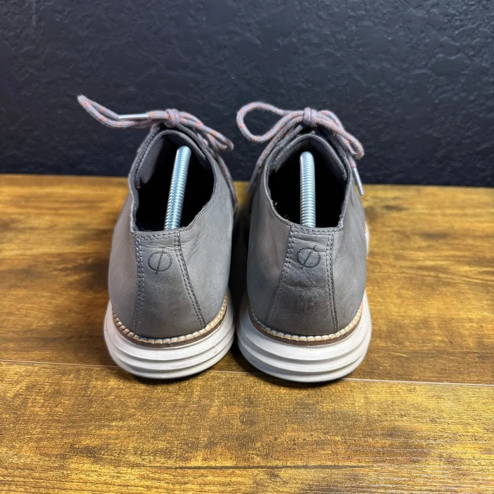 Cole Haan OriginalGrand C30307 Grey Leather Oxford Shoes Mens 10.5M